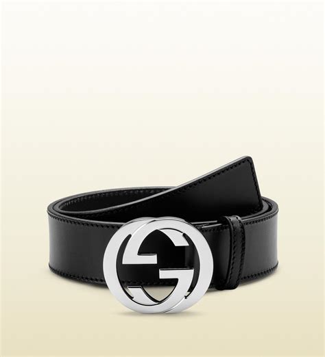 gucci interlocking leather belt|gucci men belt.